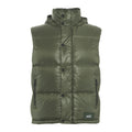 Gilet in piuma d'oca trapuntato #verde