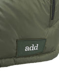 Gilet in piuma d'oca trapuntato #verde