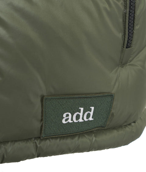 Gilet in piuma d'oca trapuntato #verde