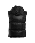 Gilet in piuma d'oca trapuntato #nero