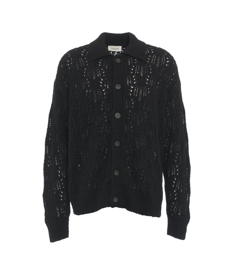 Cardigan in maglia #nero