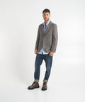 Blazer pied de poule 'Nuvola' #marrone