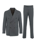 Abito con blazer a doppiopetto #grigio