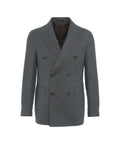 Abito con blazer a doppiopetto #grigio