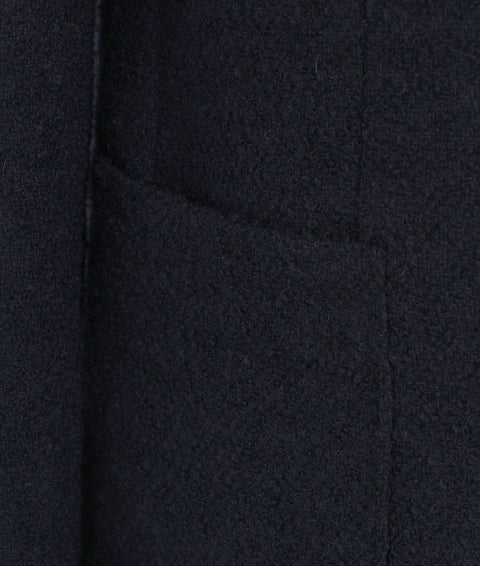 Blazer in boucle 'Nuvola' #blu