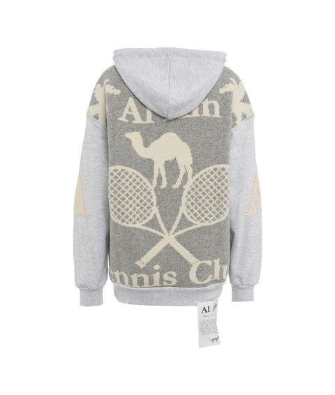 Hoodie 'Le Tennis' #grigio