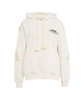 Hoodie con stampa sul retro #bianco