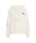 Hoodie con stampa sul retro #bianco