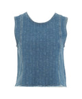 Top in denim 'Madine' #blu