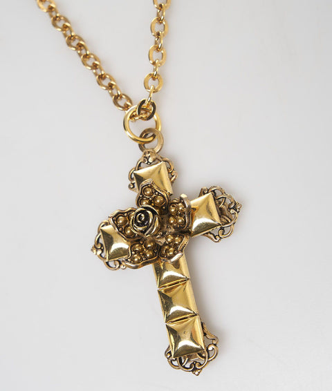 Collana con croce pendente #oro