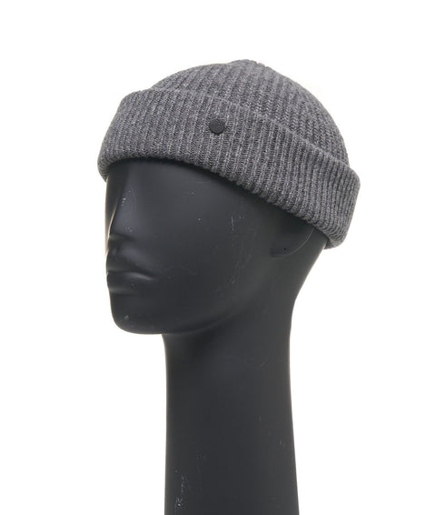 Cappello corto in maglia #grigio