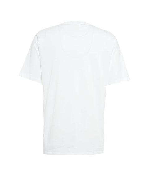 T-shirt in jersey di cotone #bianco