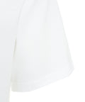 T-shirt in jersey di cotone #bianco