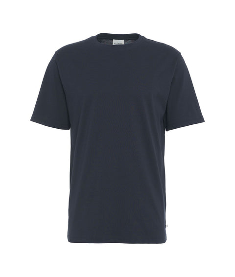 T-shirt in jersey di cotone #blu