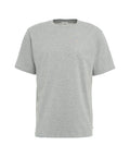 T-shirt in jersey di cotone #grigio