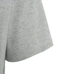 T-shirt in jersey di cotone #grigio