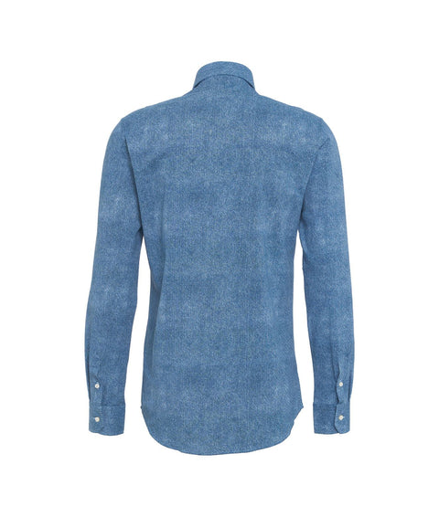 Camicia in tessuto active #blu