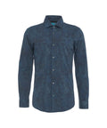 Camicia in tessuto active #blu