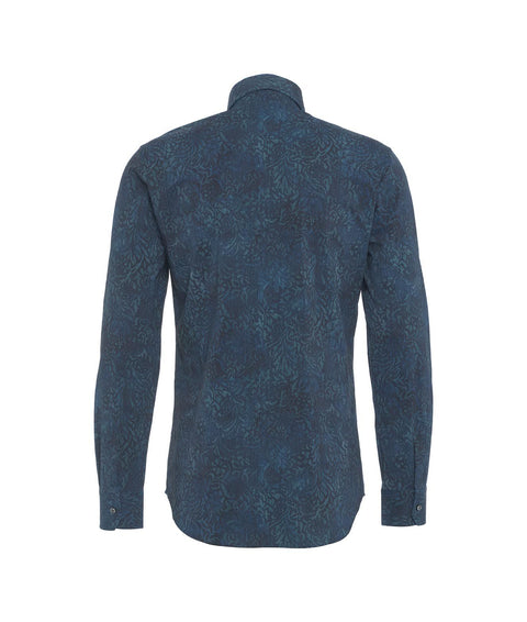 Camicia in tessuto active #blu