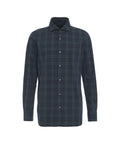 Camicia a quadri in cotone #verde