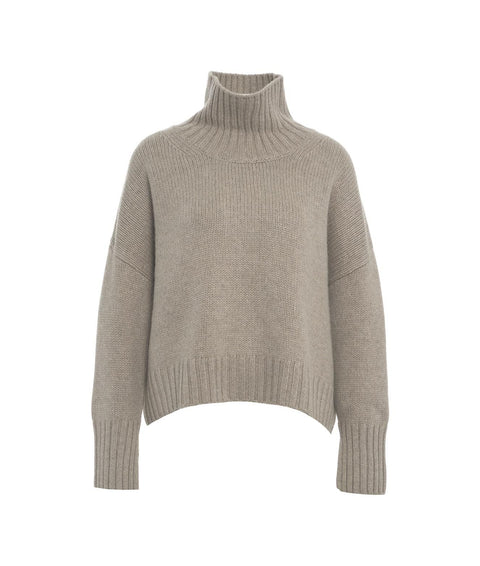 Maglione dolcevita in cachemire #grigio