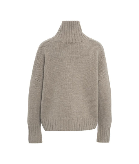 Maglione dolcevita in cachemire #grigio