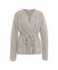 Soffice cardigan in cachemire #grigio