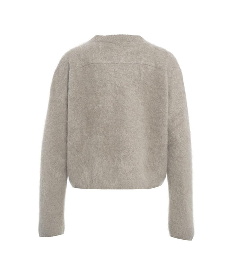 Soffice maglione di cachemire #grigio