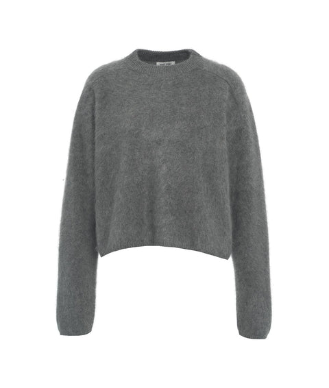 Soffice maglione di cachemire #grigio