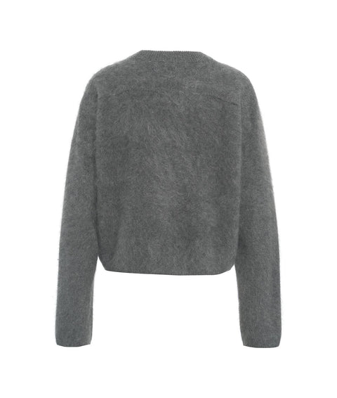 Soffice maglione di cachemire #grigio