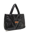 Borsa a spalla lucida #nero