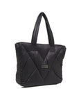 Shopper trapuntato #nero