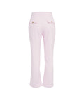 Pantaloni cropped in crêpe #rosa