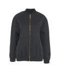 Bomber con monogramma #nero