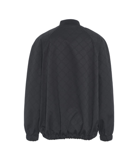 Bomber con monogramma #nero