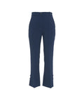 Pantaloni in crêpe stretch #blu