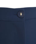 Pantaloni in crêpe stretch #blu