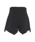 Pantaloncini in crêpe stretch #nero