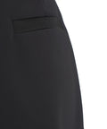 Pantaloncini in crêpe stretch #nero