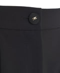 Pantaloncini in crêpe stretch #nero