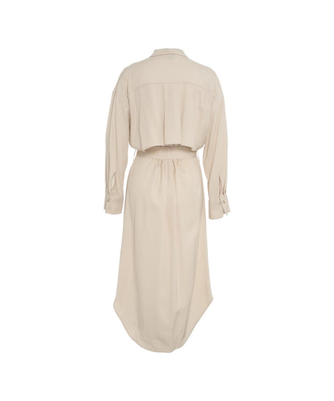 Maxi abito 'Savoia-A' #beige