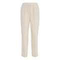 Pantaloni in misto lino 'Nobu' #beige