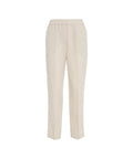 Pantaloni in misto lino 'Nobu' #beige