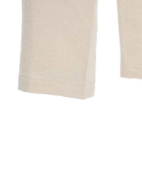 Pantaloni in misto lino 'Nobu' #beige