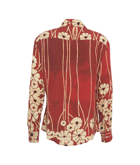 Hemd mit Print #rosso