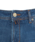 Cropped carrot jeans 'Scott' #blu