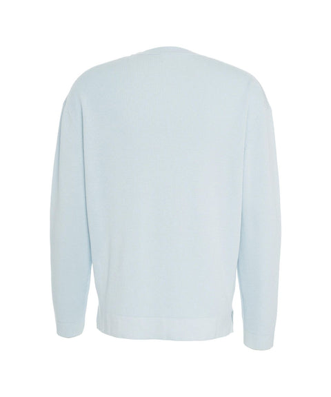 Maglione in misto cotone #blu