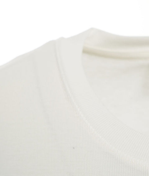 T-shirt con scollo rotondo #bianco