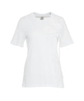 T-shirt con dettaglio floreale 'Jawi' #bianco