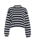 Maglione a righe #blu